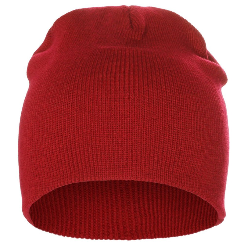 Solid Plain Blank Short Uncuffed Knit Beanie Skull Cap Ski  display picture 3