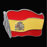 Spain Flag Belt Buckle Spanish Madrid Barcelona Flags Bottle Opener Belts & Buckles - Buckles.Biz