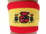 Spanish Flag Tennis Wristband Spain Sports Wrist Sweatband - Buckles.Biz