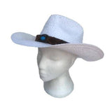 Straw Hat Summer Outdoor Men Women's Western Cowboy Breathable Hats - Buckles.Biz