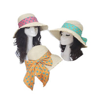 Straw Summer Hat Sun Protection Women's Beach Bucket Hats Fashion - Buckles.Biz