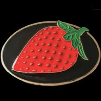 Strawberry Belt Buckle Exotic Fruits Berries Red Strawberries Belts & Buckles