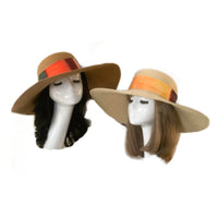 Summer Big Wide Brim Straw Hat Floppy Beach Sun Foldable Cap for Women - Buckles.Biz