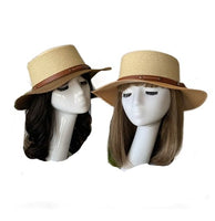 Summer Floppy Straw Hat Women Ladies Wide Brim Beach Hat Sun Foldable Cap - Buckles.Biz