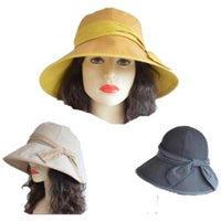 Summer Hats Cap Women Wide Brim Cotton Comfort Gardening Sun Protection Hat - Buckles.Biz