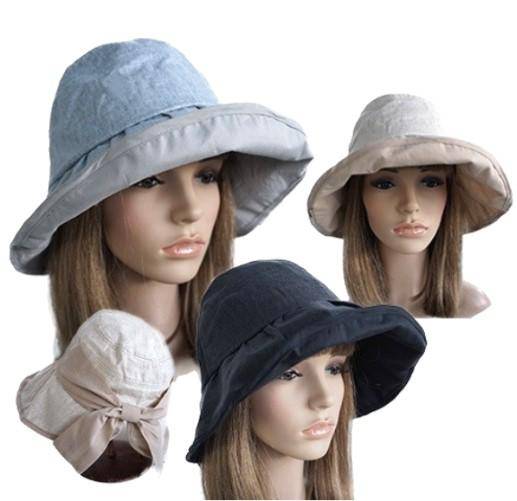 Summer Hats Cap Women Wide Brim Cotton Comfort Gardening Sun