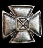 Templar Cross Belt Buckle Templars Maltese Religious Iron Crosses Buckles Belts - Buckles.Biz