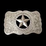 Texas Star Belt Buckle Sheriff Stars Western Buckles Belts - Buckles.Biz