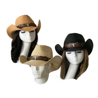 Top Outback Straw Hat with Longhorn Western Cowboy Cowgirl Unisex Hats - Buckles.Biz