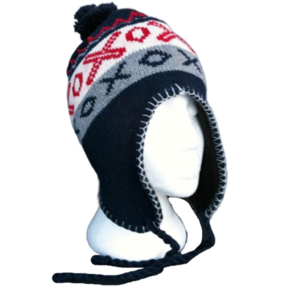 Toque Winter Pom Pom Hat Xox Tassle Ski Tuques Hats Chapeau Hiver - Buckles.Biz
