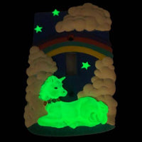 Unicorn Glow In The Dark Baby Room Single Toggle Light Switch Plate Cover - Buckles.Biz