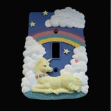 Unicorn Glow In The Dark Baby Room Single Toggle Light Switch Plate Cover - Buckles.Biz