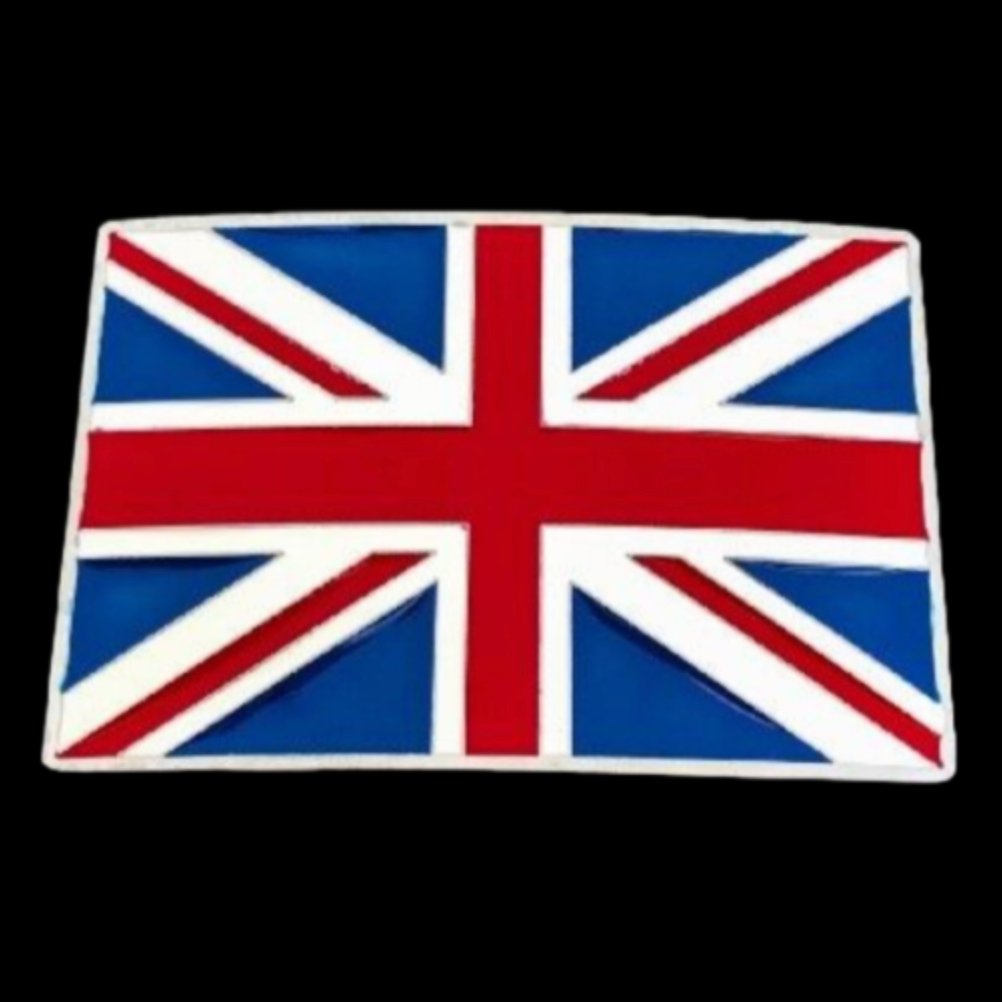 Union Jack Belt Buckle UK British Flag Great Britain England Buckles Belts - Buckles.Biz