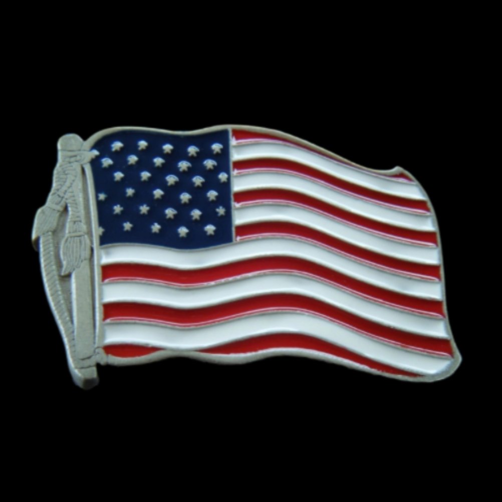 Eagle Belt Buckle American Flag Stars Stripes USA Flags Eagle's Head Belts  & Buckles