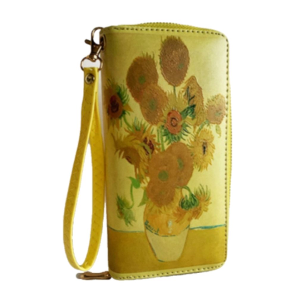 Vase Flowers Fashion Women's Zipper Clutch Wallet - Buckles.Biz