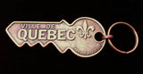 Ville De Quebec City Fleur De Lys Souvenir Key keychain - Buckles.Biz