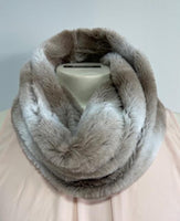 Wide Thick Fluffy Warm Winter Soft Faux Fur Infinity Loop Winter Scarf Quality - Buckles.Biz