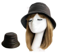 Women Soft Warm Winter Quilted Bucket Hat Foldable Cap New - Buckles.Biz