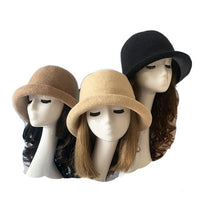 Fashionable winter headwear for women: faux fur hats exclusively for ladies. Deluxe crafted fashion headdress.
