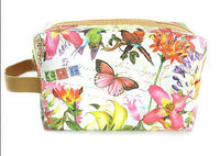Women's Butterflies Makeup Zipper Pouch Purse Pen Pencil Case Travel Cosmetic Bag Storage - Buckles BIZ