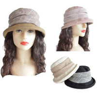 Women's Vintage Gatsby Style Bucket Cloche Beanies Beret Summer Hats - Buckles.Biz