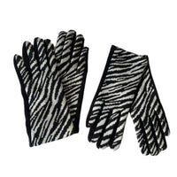 Zebra Print Women's Winter Gloves - Buckles.Biz